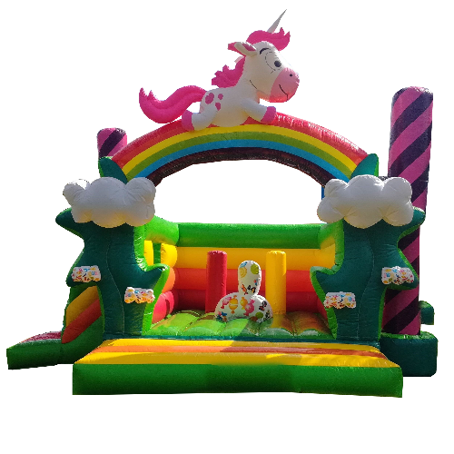 Hüpfburg Einhorn mieten bei Crypton Event GmbH (GF Jörg Cziesla)