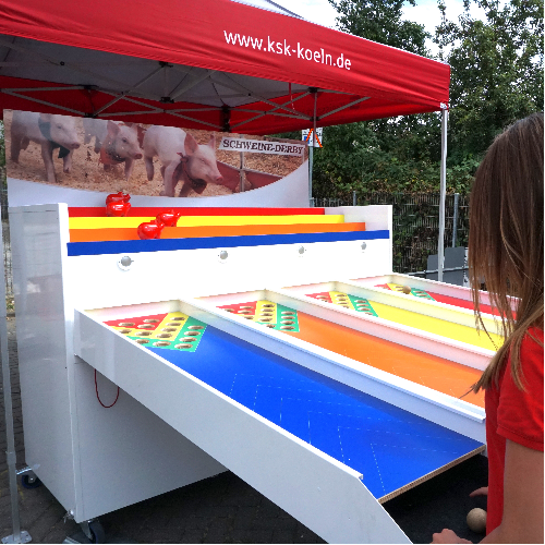 Schweine-Rennen | Sparkassen Derby mieten bei Crypton Event GmbH (GF Jörg Cziesla)