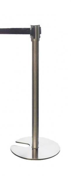 Tensator (silber) mit Gurtband (2m, schwarz) mieten