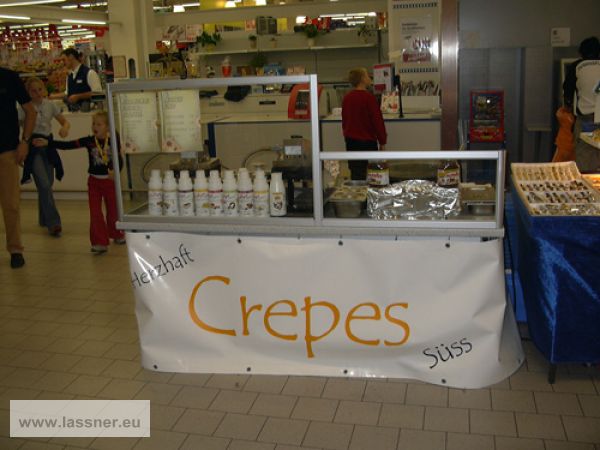 Crêpesstand mit Personal (Elektro) Preis pro Einsatztag mieten