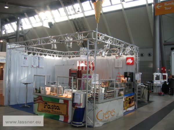 Kompletter Cateringstand mieten bei Lassner Catering & Eventausstatter