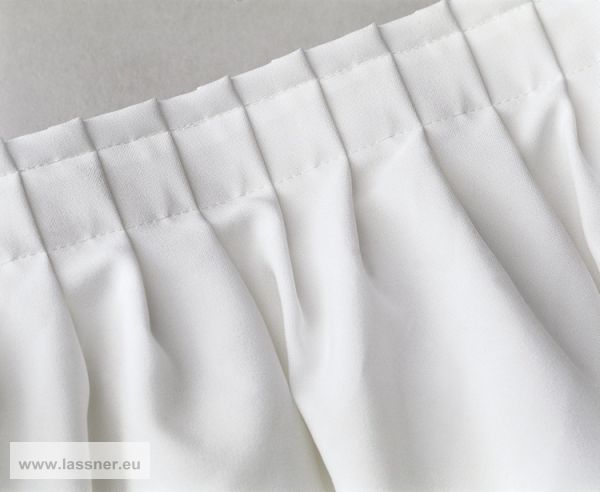Buffetvorhang, Skirting weiss Preis pro Nutzungstag mieten