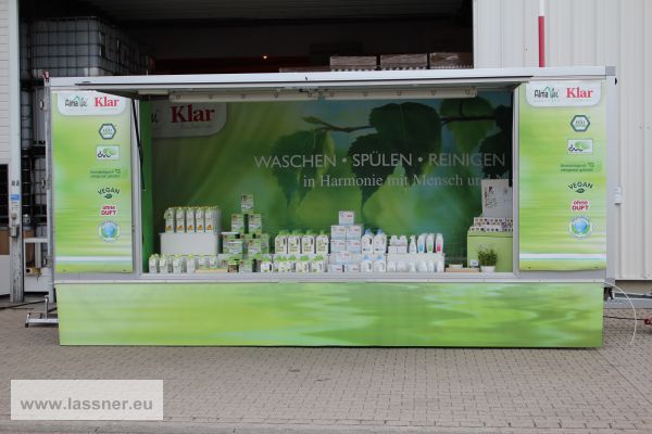Verkaufswagen mobiler Messestand Preis pro 24h Miete mieten