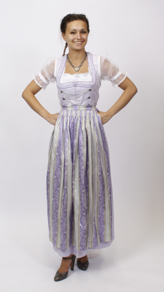 Dirndl – Flieder – Damen (Dirndl, Schürze und Bluse) mieten