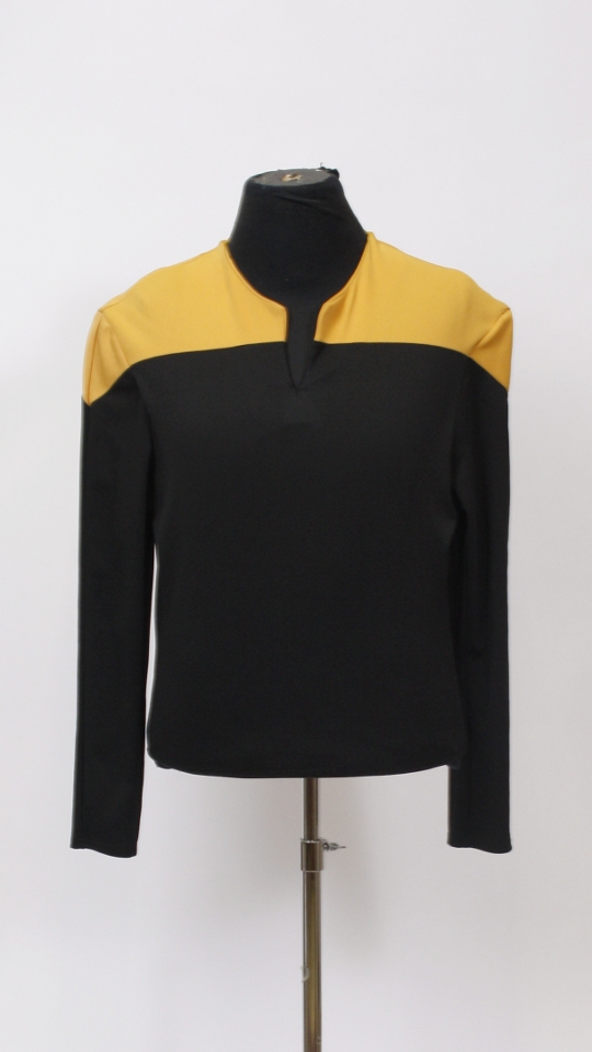 Star Trek – Raumschiff Enterprise – Schwarz-Orange (Hemd und Brosche) mieten