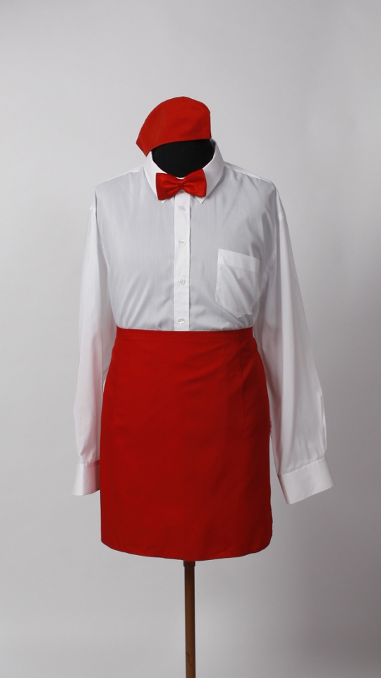 Eismann Outfit (Schürze, Schiffchen und Fliege) mieten