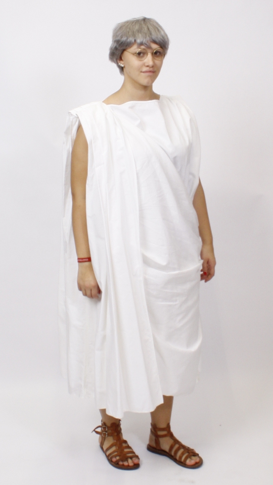 Gandhi – Inder Outfit (Toga, Brille und Sandalen) mieten