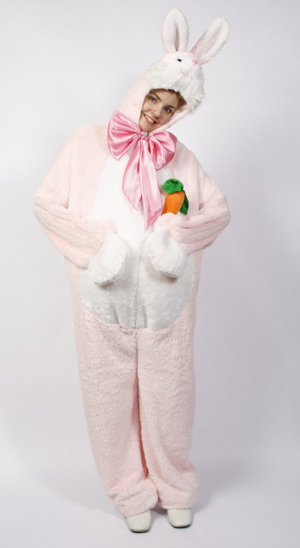 Hase Outfit (Overall mit Kapuze) mieten