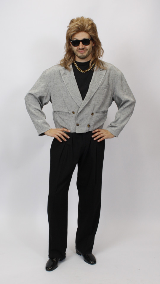 80er – 90er Jahre Spencer Outfit (Jacke und Hose) mieten