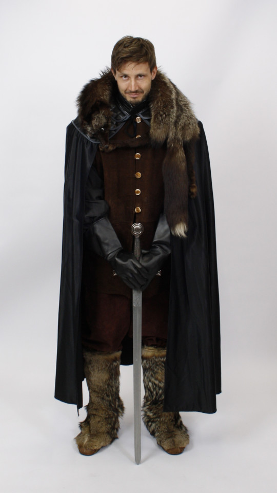 Krieger – Game of Thrones Outfit (Mantel, Weste und Handschuhe) mieten