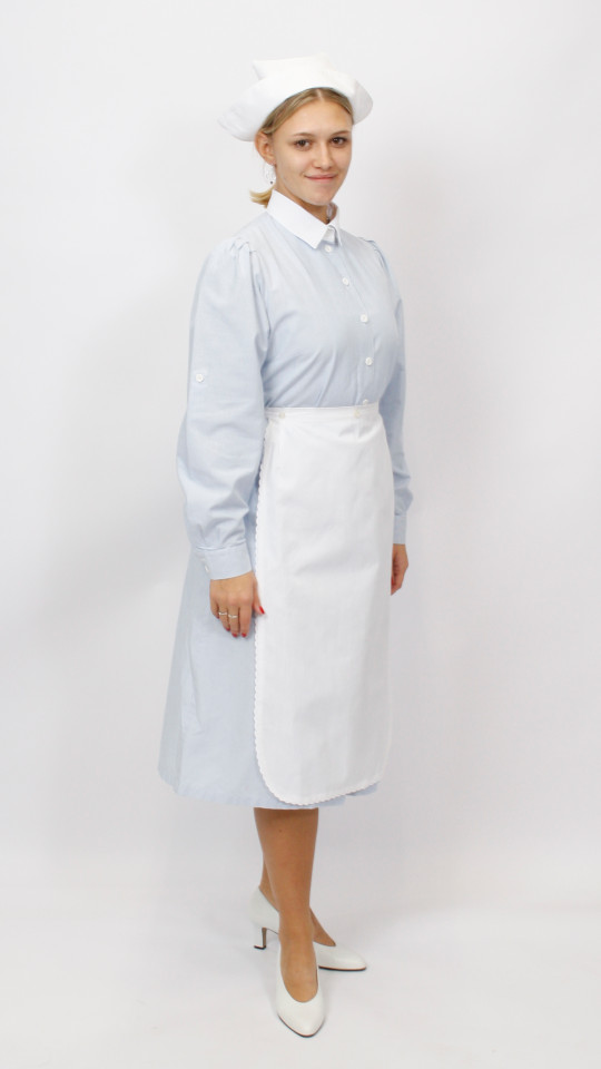 20er – 30er Jahre – Krankenschwester Outfit (Kleid, Schürze und Haube) mieten