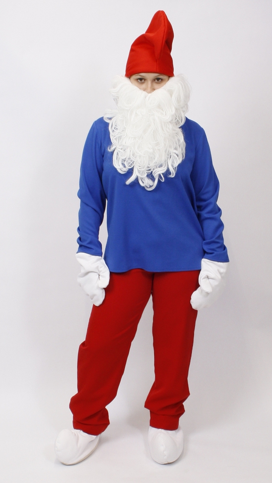 Schlumpf Outfit (Hemd und Mütze) mieten