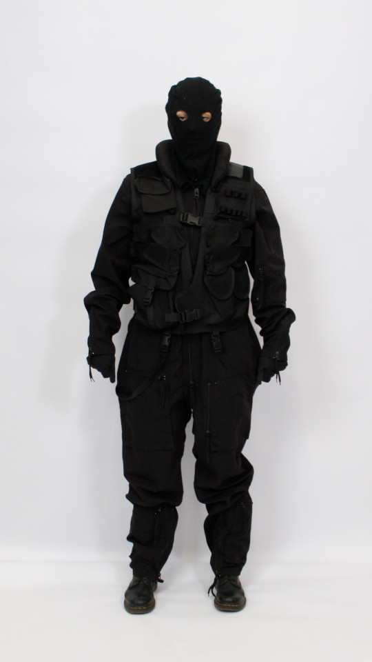 SEK – Polizei – Uniform (Overall, Weste und Sturmhaube) mieten