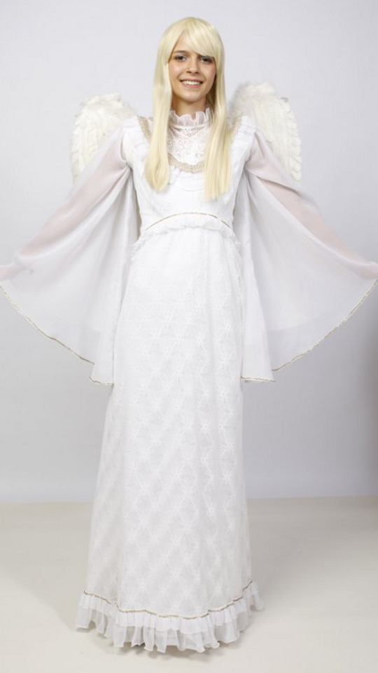 Engel Outfit (Kleid und Flügel) mieten