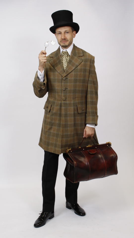 Jahrhundertwende – Doktor Outfit – Herren (Hemd und Binder) mieten