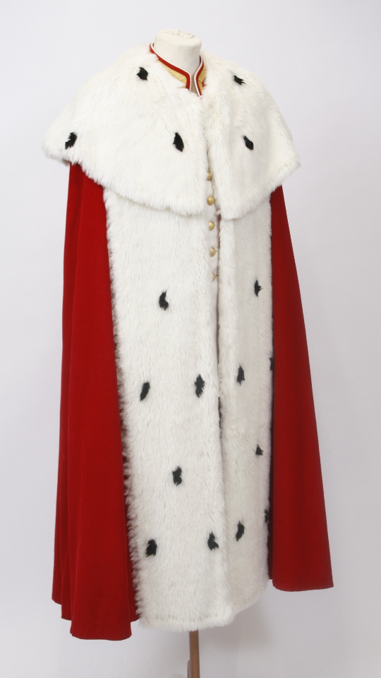 König – Kaiser Outfit (Hermelinmantel, Königskette) mieten