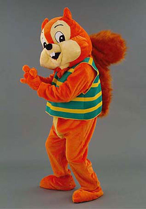Eichhörnchen Outfit (Overall mit Kopf) mieten