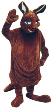 Känguru Outfit (Overall mit Kopf) mieten