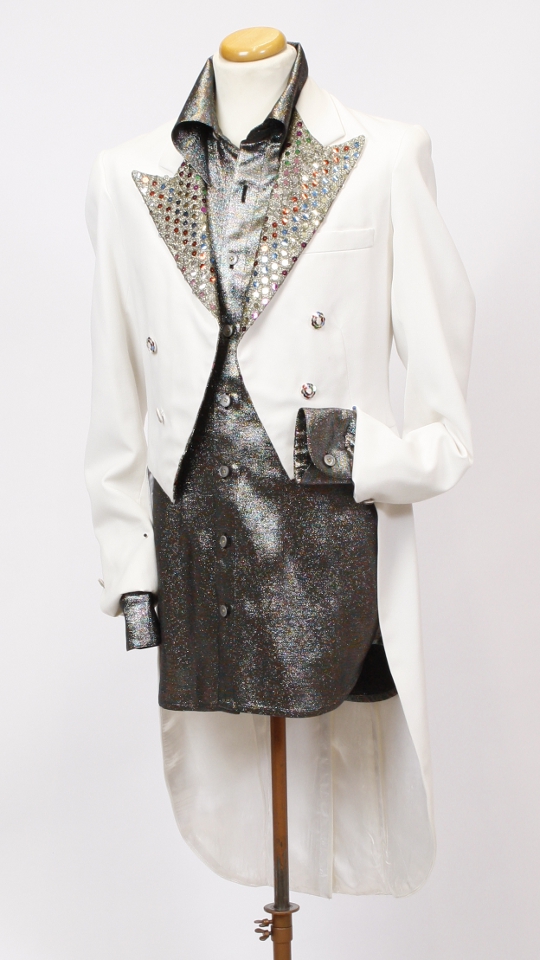 70er – 80er Jahre – Glamour Outfit – Herren (Frackjacke und Hemd) mieten