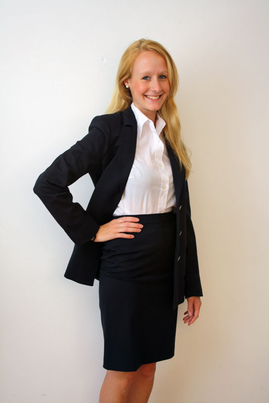 Hostess – Outfit (Jacke und Rock) mieten