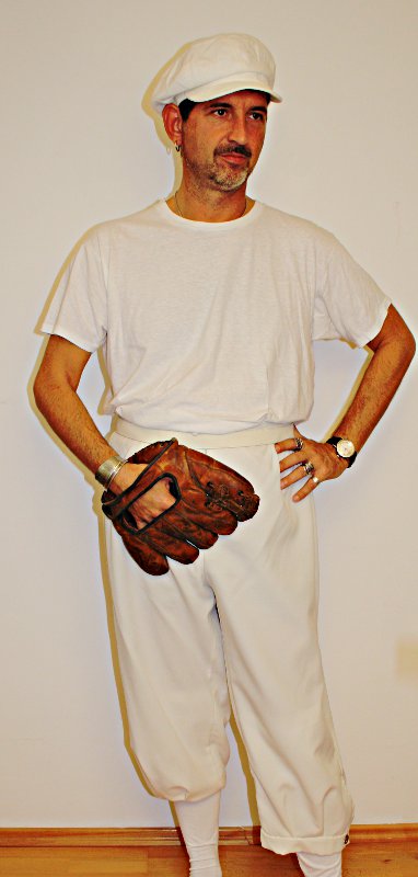Baseballspieler Outfit (Mütze und Handschuh) mieten