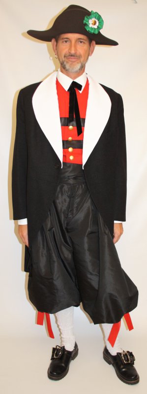 Schaffhausen – Schweizer Tracht (Jacke, Weste, Hemd, Hose, Hut, Halsschleife, Strümpfe, Sc