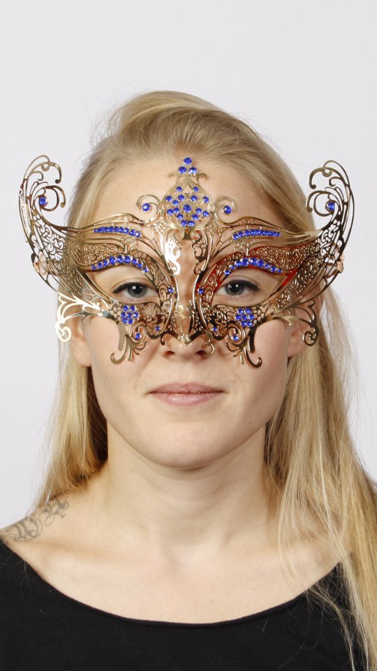 Maske – Accessoires – Gold (Maske) mieten