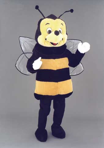 Biene Outfit (Overall, Kopf, Gamaschen und Handschuhe) mieten