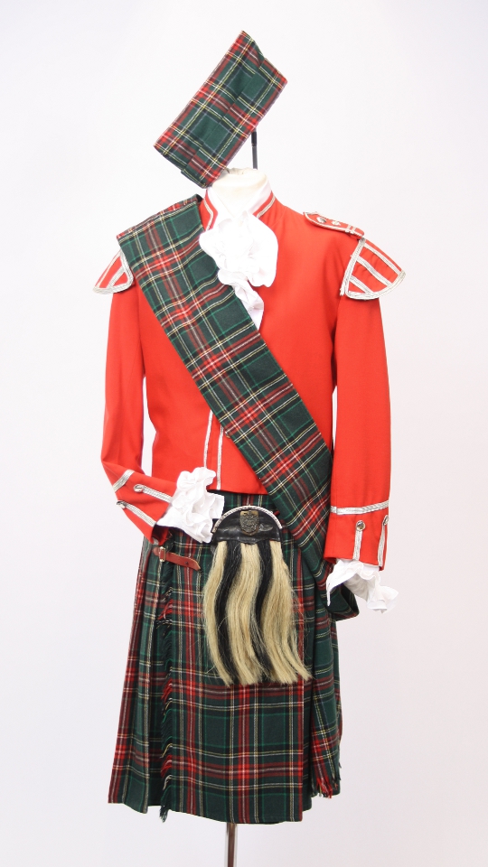 Schotte Tracht Grün-Kariert (Kilt und Schiffchen) mieten