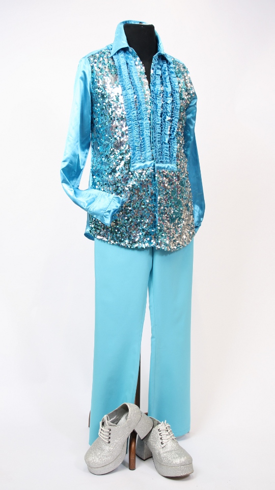 80er Jahre – Disco Outfit (Hemd und Sonnenbrille) mieten