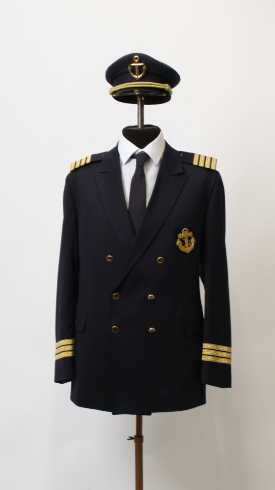 Kapitän Outfit (Hemd und Schirmmütze) mieten