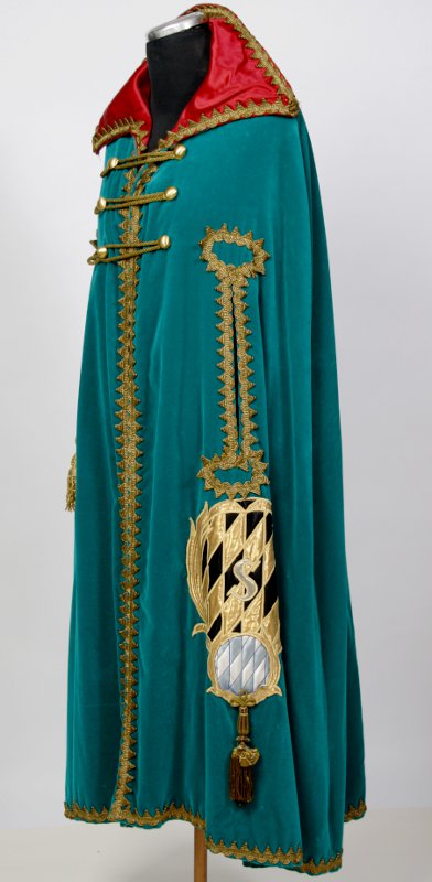 Halloween Outfit Herren (Cape und Jabot) mieten