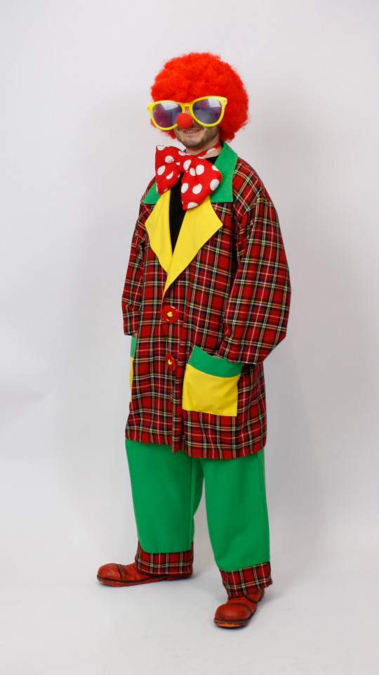 Clown Outfit (Hose und Fliege) mieten