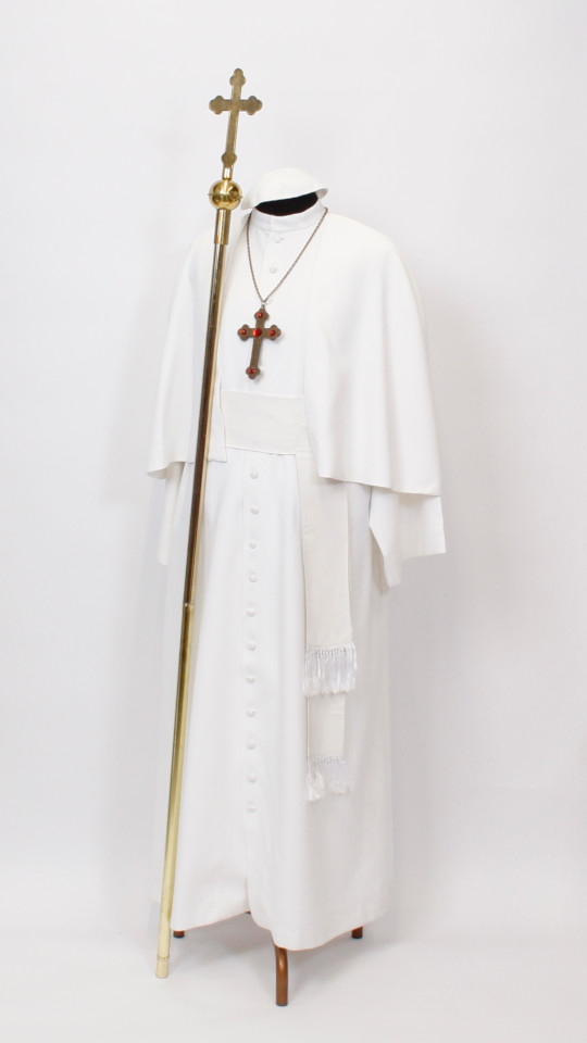 Papst Outfit (Kutte, Kette und Kappe) mieten