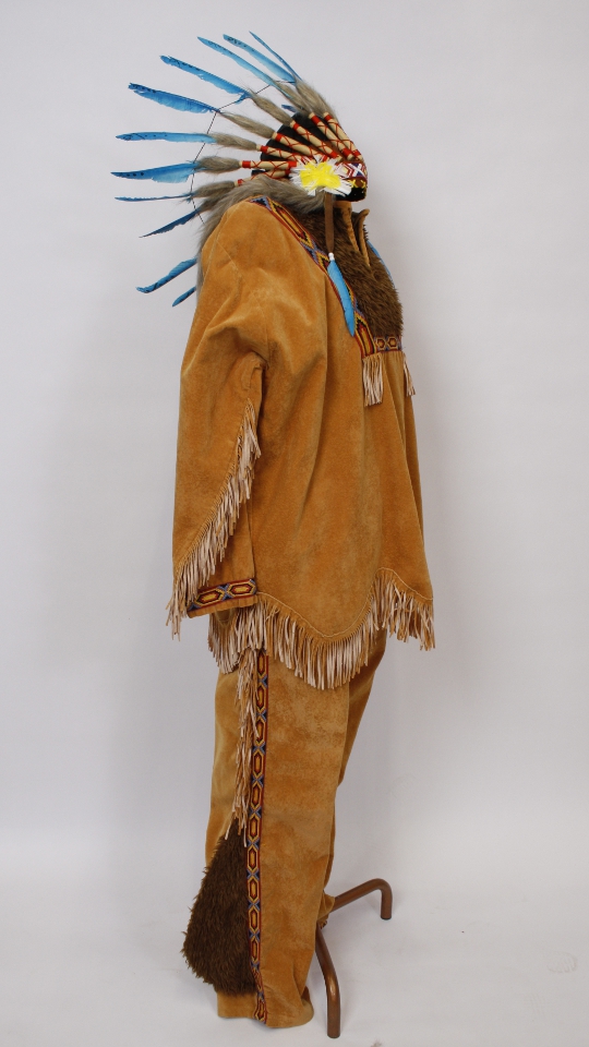 Indianer Outfit (Hemd, Hose und Federkopfschmuck) mieten
