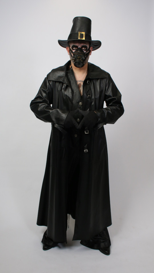 Steampunk – Cyberpunk – Halloween Outfit (Mantel und Hut) mieten