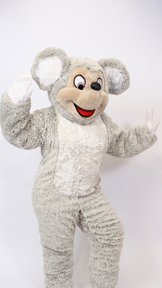 Maus Outfit (Overall, Kopf, Gamaschen und Handschuhe) mieten