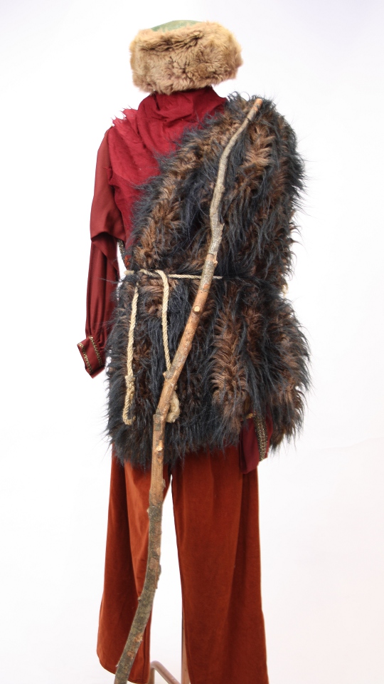 Hirte – Schäfer Outfit – Rostbraun (Hemd, Weste, Hose und Kappe) mieten