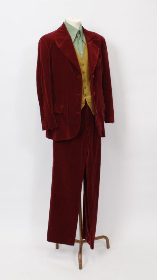 Joker Outfit – Herren – Rot (Hose, Weste und Hemd) mieten