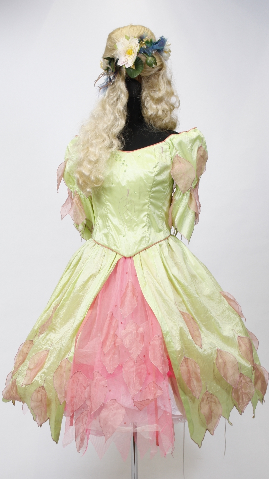 Seerose Outfit (Kleid und Blumenkranz) mieten