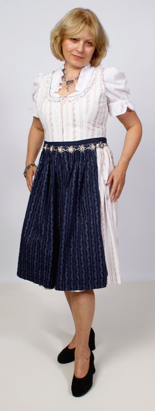 Dirndl – Weiß – Damen (Dirndl, Schürze und Bluse) mieten