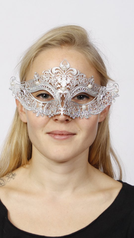 Maske – Accessoires – Silber (Maske) mieten