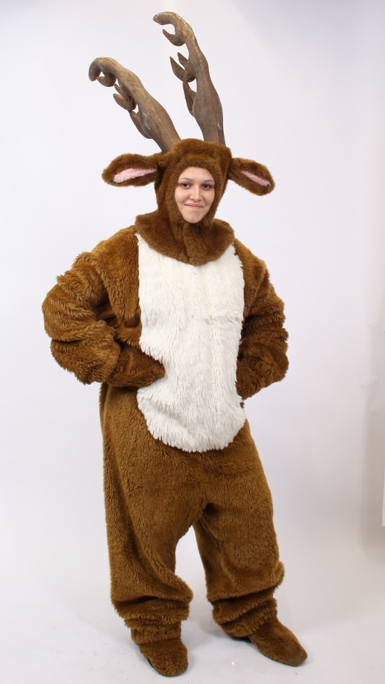 Rentier – Hirsch (Overall, Mütze, Gamaschen und Handschuhe) mieten