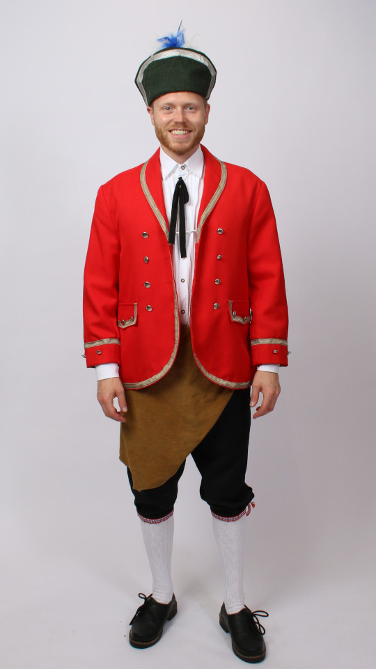 Schäffler Tracht (Jacke, Schürze und Kappe) mieten