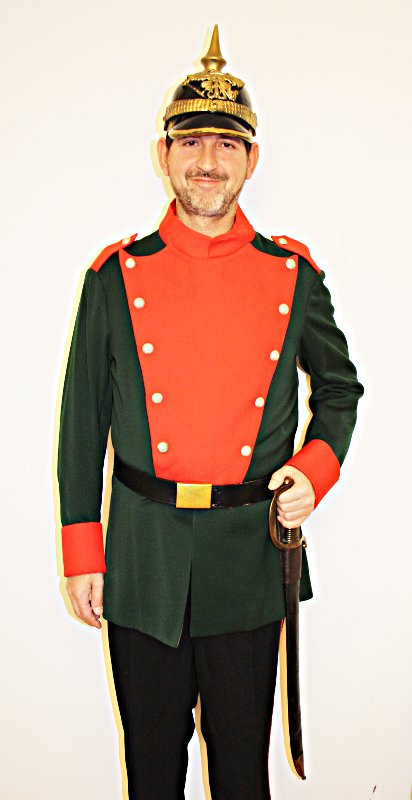 Uniform – Herren – Grün (Jacke und Koppel) mieten