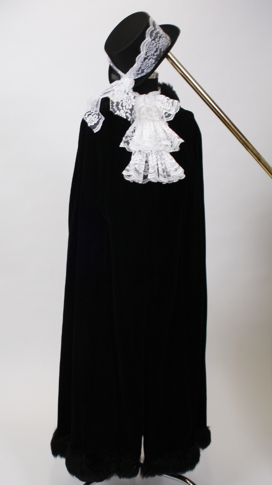 Zauberer – Halloween – Magier Outfit (Umhang und Jabot) mieten