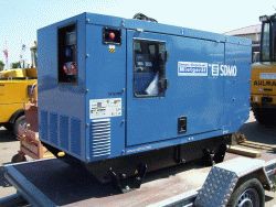 Notstromaggregat 28,0 KW / 380 u. 220 V schallged. mieten bei Ziesmann Baugeräte GmbH