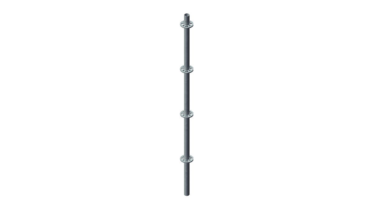 Layher – Stiel 2,0m ohne Rohrverbinder mieten