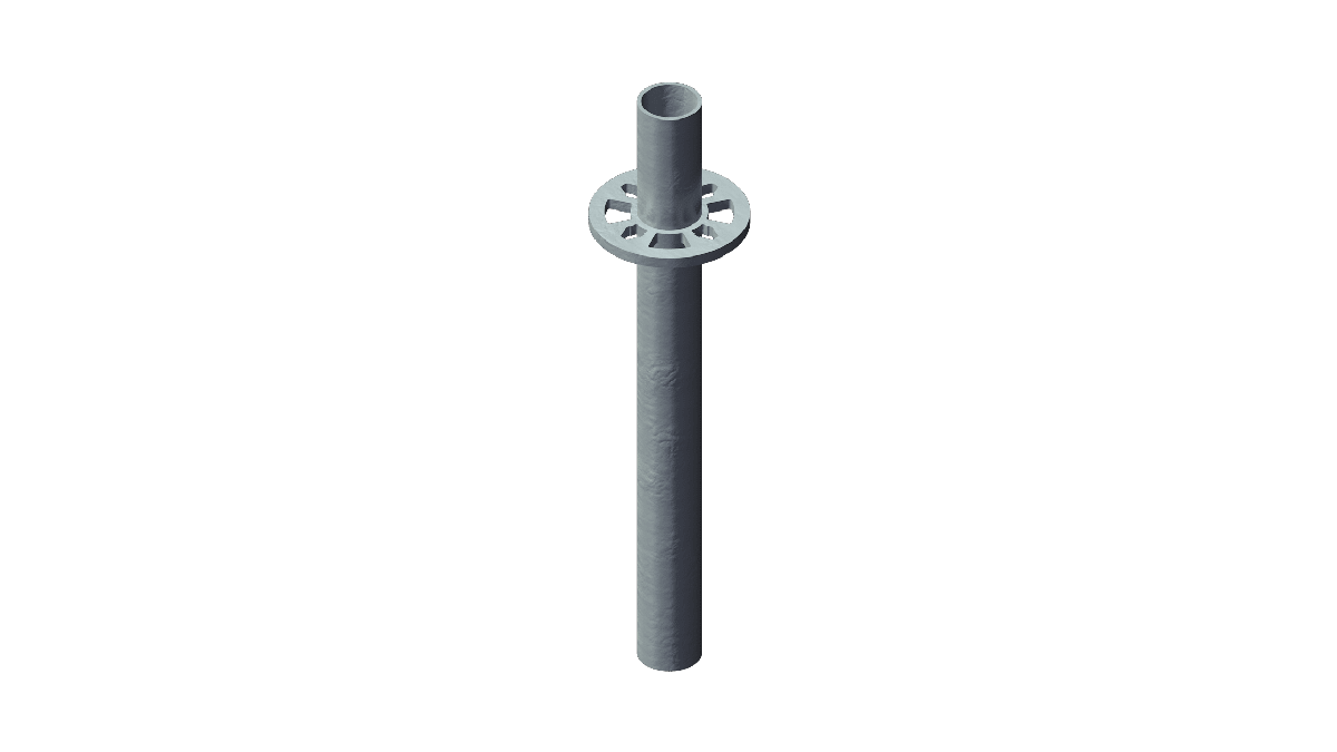 Layher – Stiel 0,5m ohne Rohrverbinder mieten