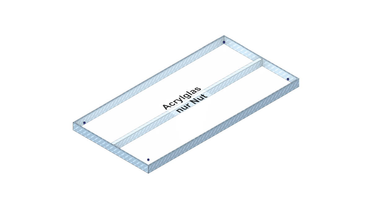 nivtec – Systempodest 200cm x 100cm mit Acrylglas nur Nut mieten